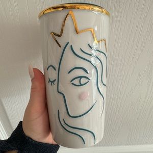 Starbucks princess ceramic tumbler